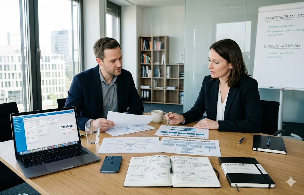 Strategische Planung und digitale Struktur
